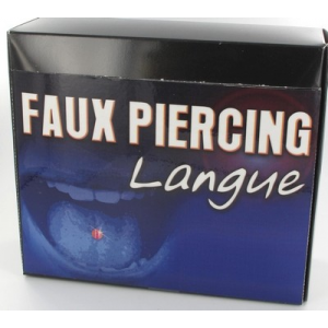 Faux Piercing Langue Par 3 Pcs
