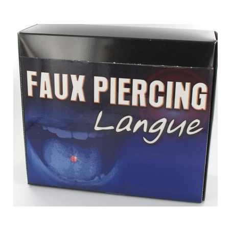 Faux Piercing Langue Par 3 Pcs