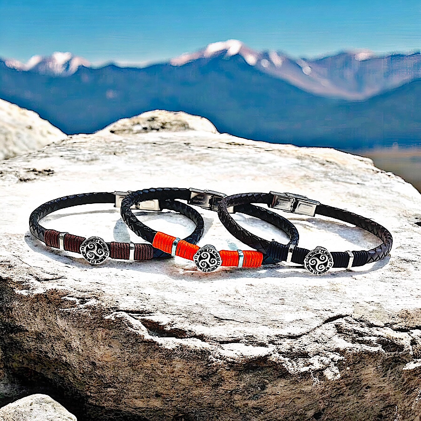Carnut/Bracelet Acier Cuir triquel
