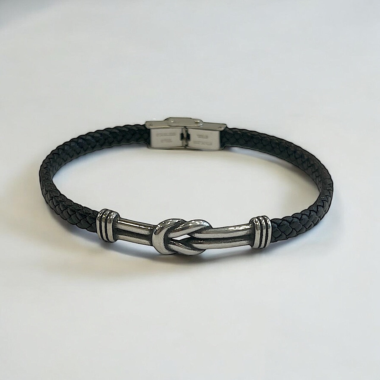 Emil/Bracelet Acier Cuir