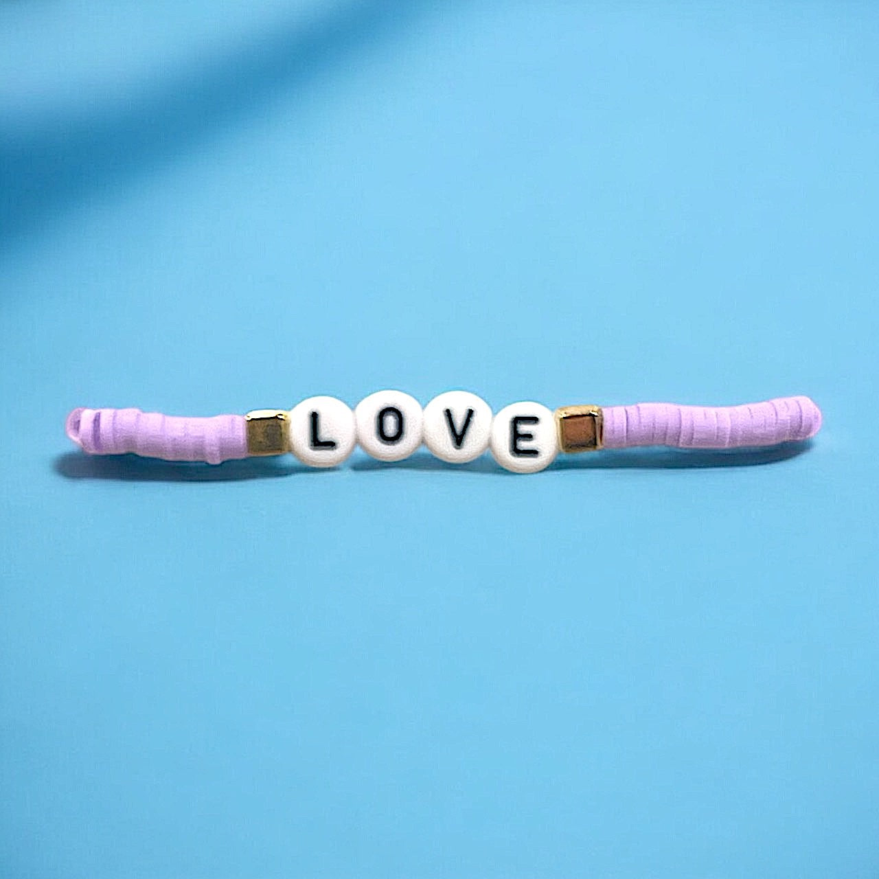 Bracelet Macramé Heishi Vinyl et Messages REF/1