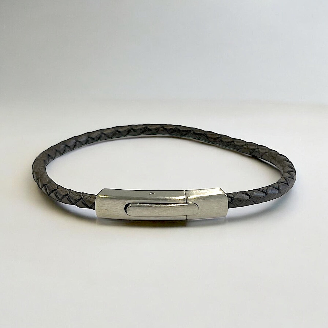 Riki/Bracelet Cuir Acier