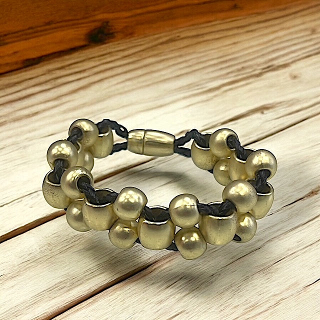 Bracelet Cuir VT 555 Doré Femme