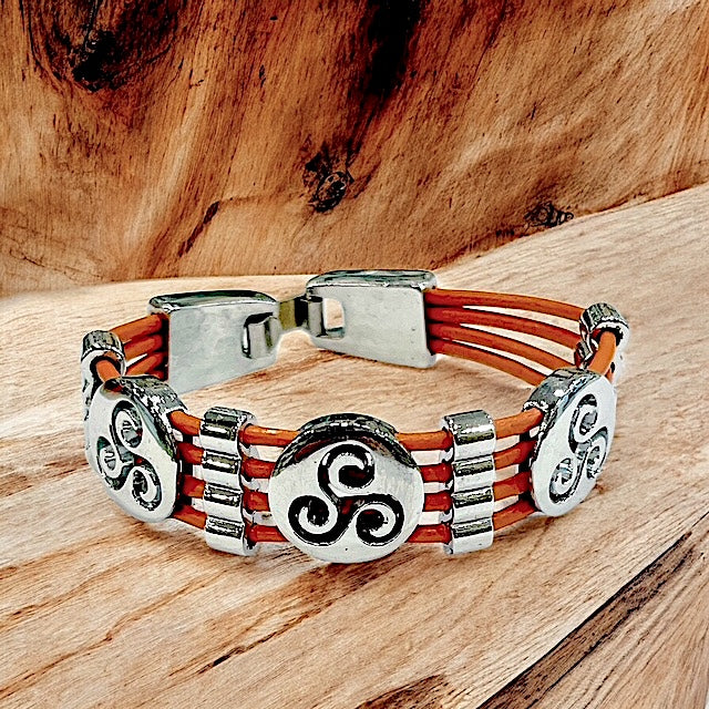 Bracelet Cuir VT 853 D homme