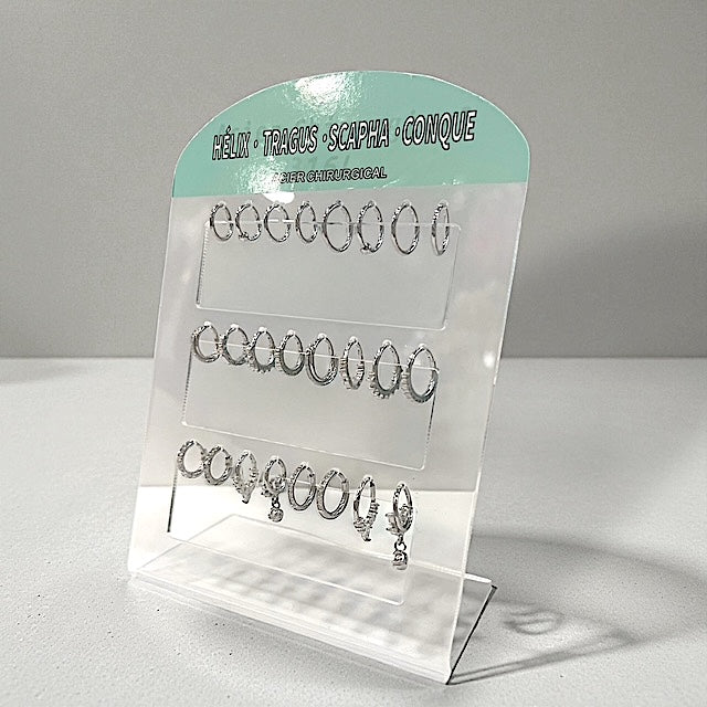 Alma/Créole mix tailles en Acier Blanc et Doré