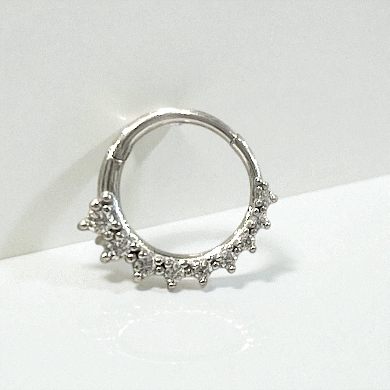 Alma/Créole mix tailles en Acier Blanc et Doré